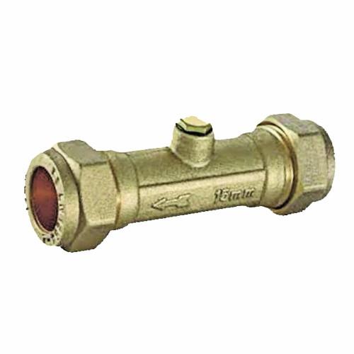 Brass Compression Double Check Valves