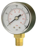 Pressure Gauge - 50mm Dial - 1/4" Bottom Entry