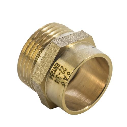 Copper End Feed Male BSP Iron