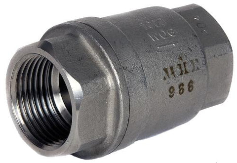 Stainless Steel 316 BSPP Spring Check Valve