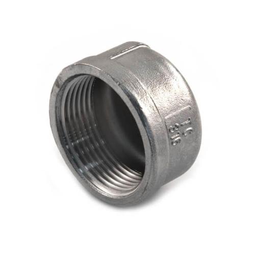 Stainless Steel 316 Round Cap BSPP 150lbs