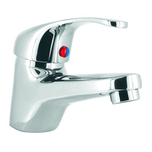 Base Contemporary Mono Basin Mixer c/w Clicker Waste CP