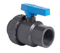 u-PVC Single Union Threaded Ball Valve