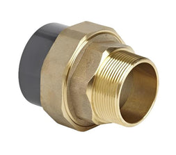 uPVC Composite Union - Male Brass