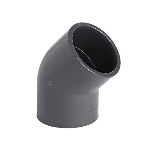 uPVC Metric Plain 45 Elbow