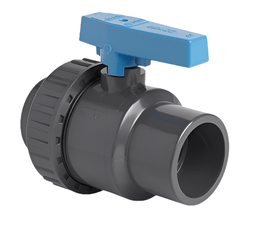 uPVC Plain Single Union Ball Valve 