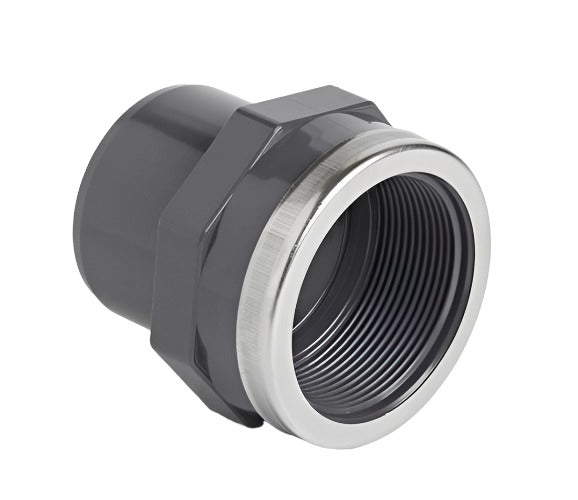 PVC PLAIN/THREADED FEMALE ADAPTOR - REINFORCED