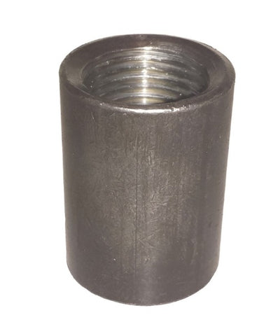 Black Steel Full Socket BSPP - Weldable