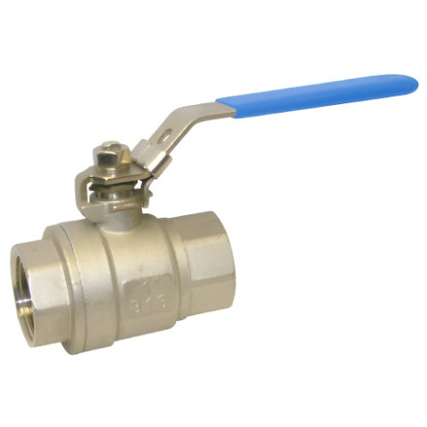 Stainless Steel 316 BSPP 2 Piece Lever Ball Valve